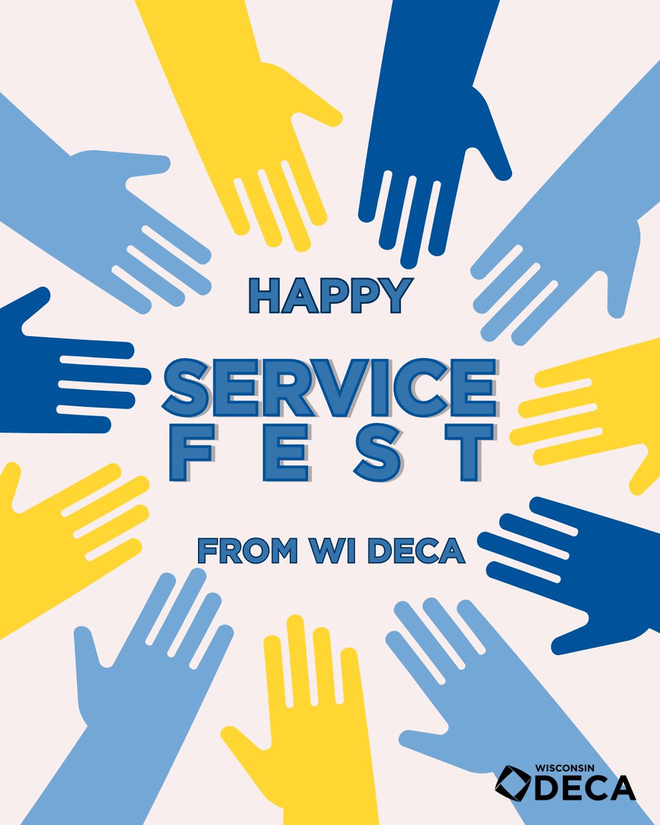 It’s November First which means it is the beginning of Service Fest! All month long, Wisconsin DECA chapters will be celebrating the power of service through creative projects, community impact, and collaboration.  #wideca #gotheextra #servicefest