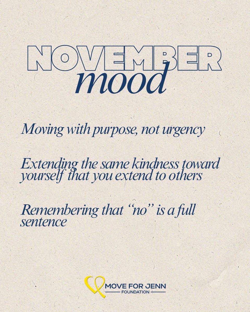 MoveForJenn's tweet image. ✨ November Mood ✨