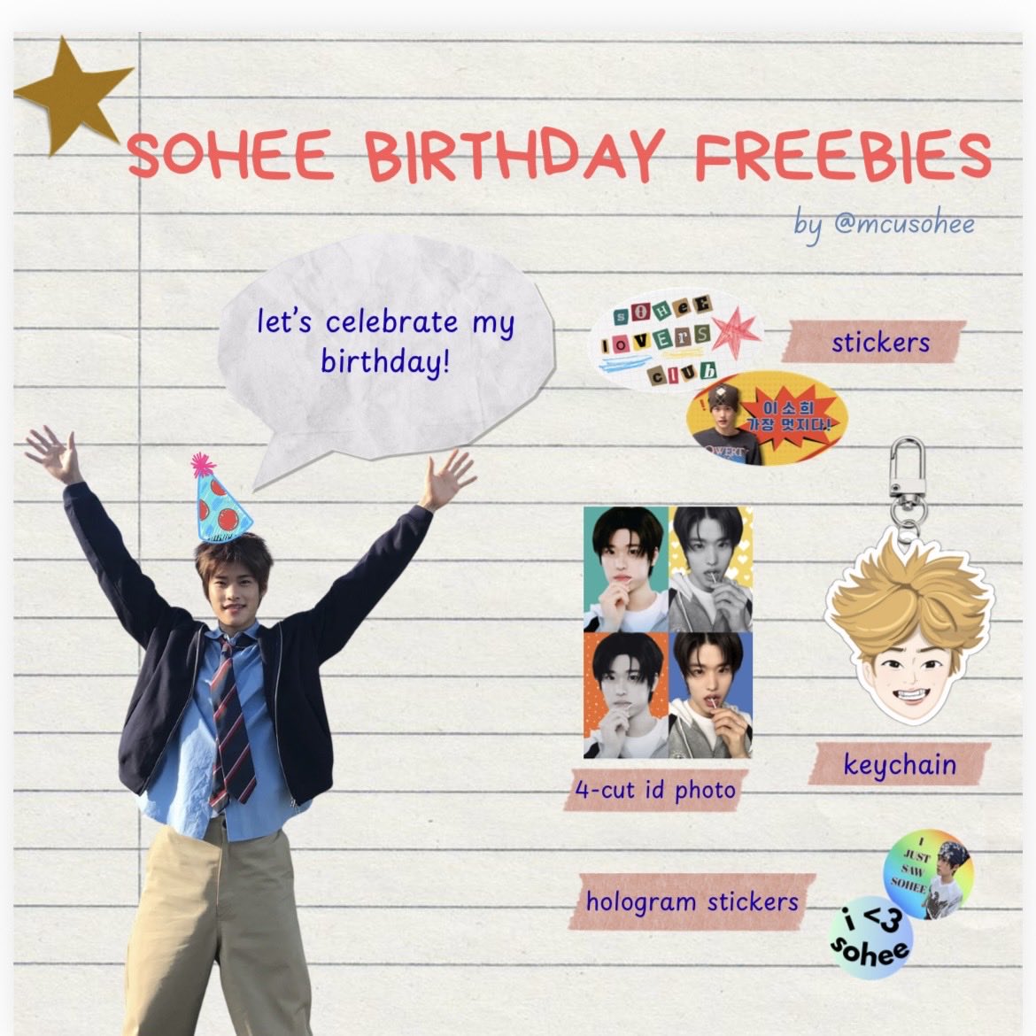 mcusohee's tweet image. 💂🏻‍♂️ #SOHEE BIRTHDAY FREEBIES 💂🏻‍♀️ by @mcusohee

how to claim:
– rt &amp;amp; like this post
– fill out this form forms.gle/wtj1kKrp54zuCT…
– everyone can join as long as they love sohee! :D

End: 20/11/25, 22:00 WIB