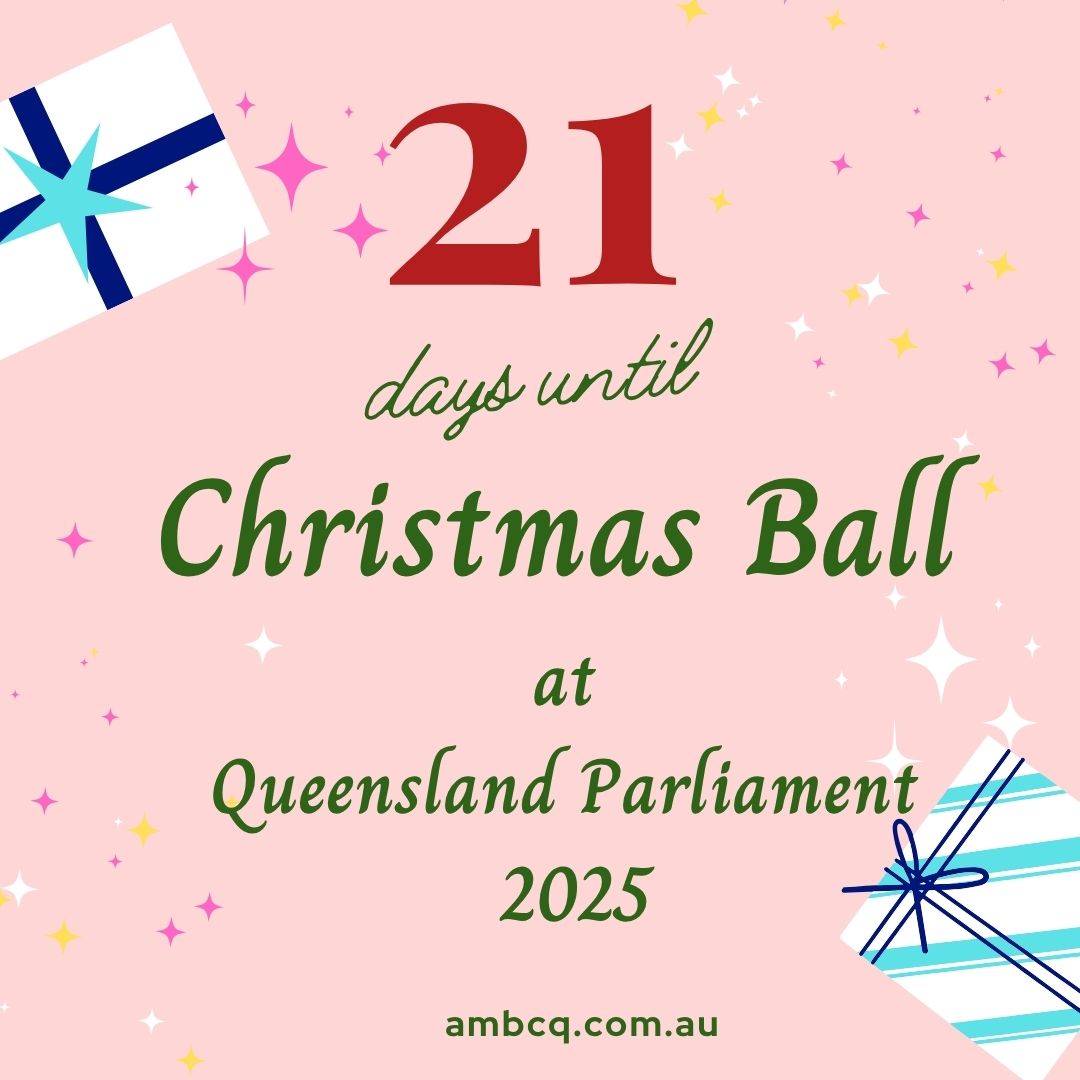 AMBCQ's tweet photo. There are just 21 days left until the Christmas Ball at Queensland Parliament so get in quickly to book your tickets - https://t.co/sgPHmXn884 https://t.co/6H8SEJHGrP