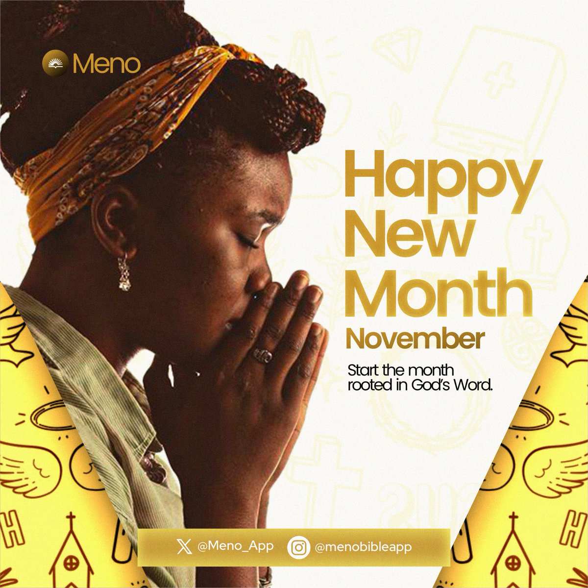 Happy New Month, Family!

Welcome to November a fresh opportunity to grow deeper in faith, love, and God’s Word.

As you journey through this month, let the Scriptures guide your thoughts, shape your actions, and strengthen your spirit.

✨ Start the month rooted in God’s Word.