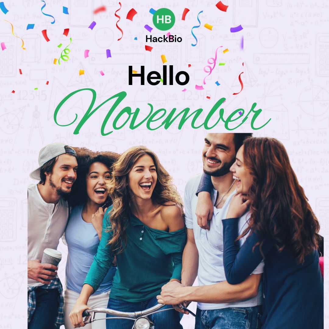 TheHackbio's tweet image. Welcome to November,
A new month to experiment, learn, and push limits

At Hackbio, we don’t just study science , we live it. Every project, every late-night idea moves us closer to something real

Here’s to another month of breakthroughs,
Happy new month, scientists 🧬
#Hackbio