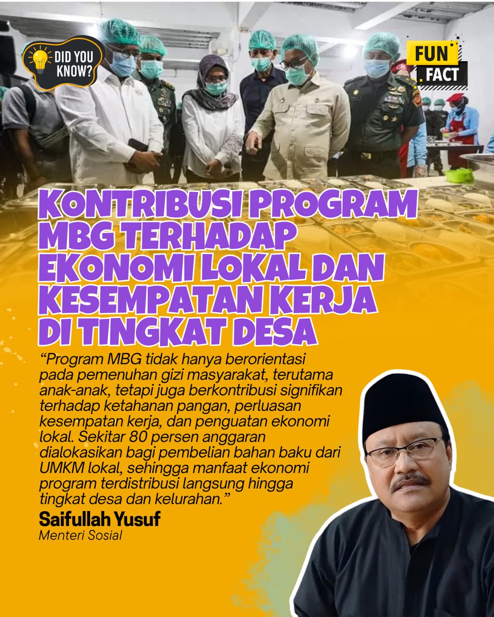 NusantaraHukum's tweet image. Program MBG tidak hanya mendukung kesehatan anak-anak, tetapi juga memberdayakan UMKM dengan menciptakan permintaan stabil untuk makanan sehat. 

#MBG #ProgramPrioritas #ProgramPresiden #Gizi #Sehat