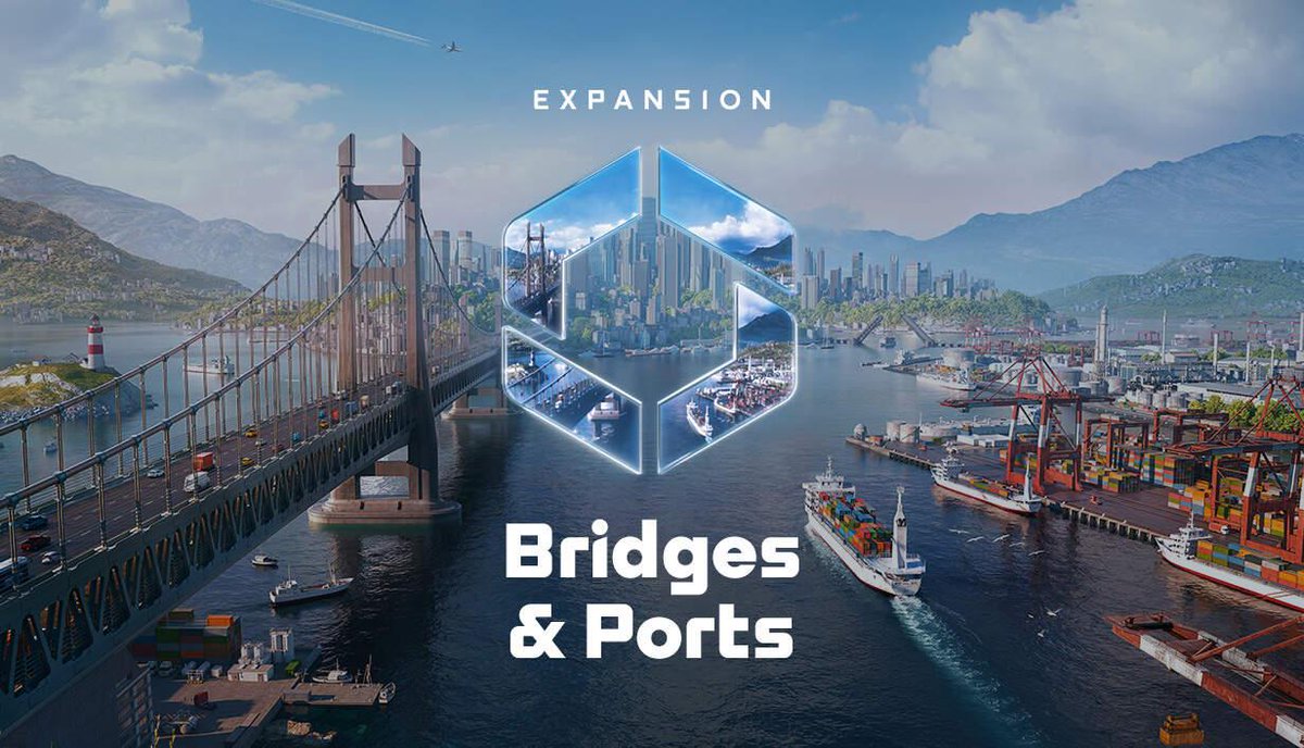 Salao_de_Jogos's tweet image. Expansão Bridges &amp;amp; Ports de Cities: Skylines II já disponível 
- Chega com 20 novas pontes, ferries entre outras coisas 

❯❯❯ tinyurl.com/2yzscu2s ❮❮❮

#CitiesSkylinesII #ColossalOrder #ParadoxInteractive