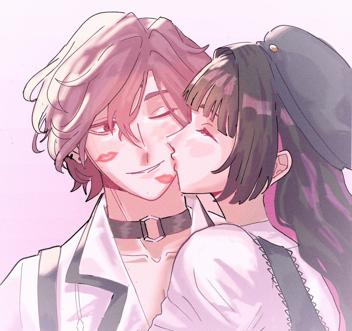 kisskiss ♡(˃͈ ˂͈ ) / cr. x.com/scherlonaigner