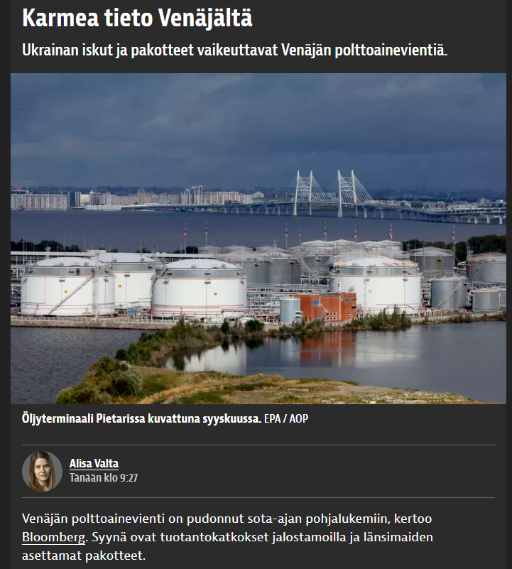 Miksi karmea? Sehän on erinomainen uutinen!