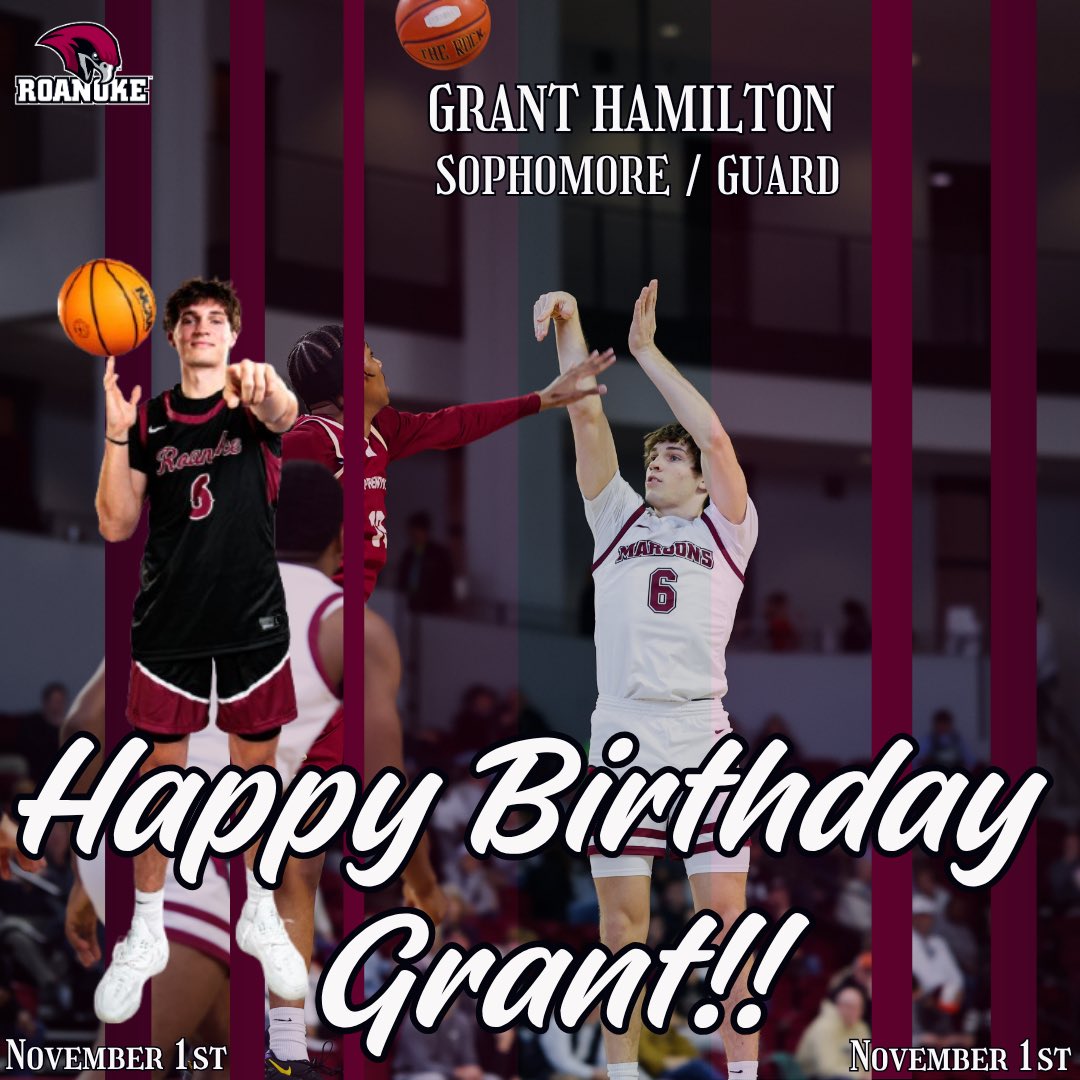 Wishing a Happy Birthday to Sophomore Guard, Grant Hamilton!!
