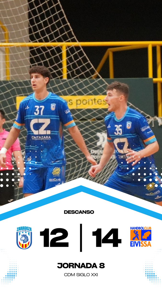 🔵 Descanso

<a href="/ZaragozaBM/">Zaragoza Balonmano</a> 12-14 <a href="/HCEivissa/">HCEivissa</a>