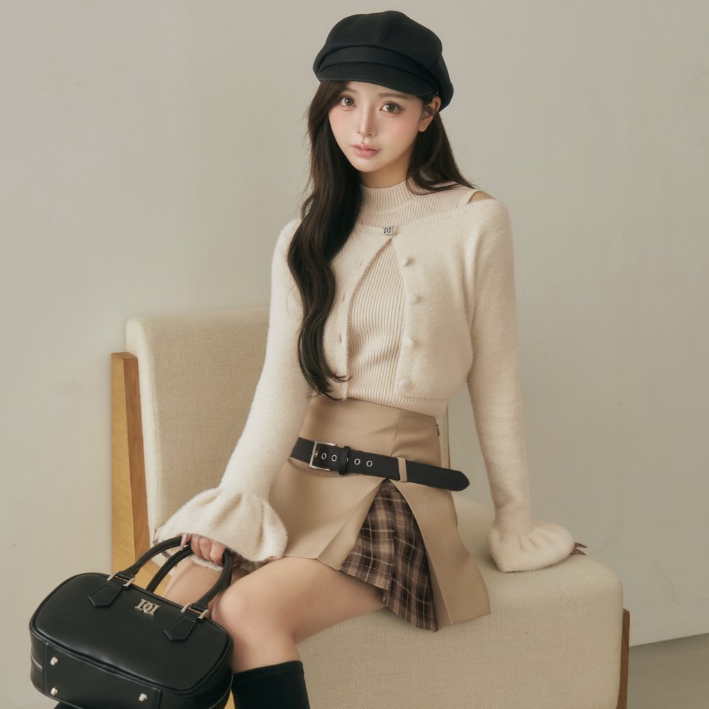 ふんわりシャギーにキラキラパーツ。女の子の好きが詰まった