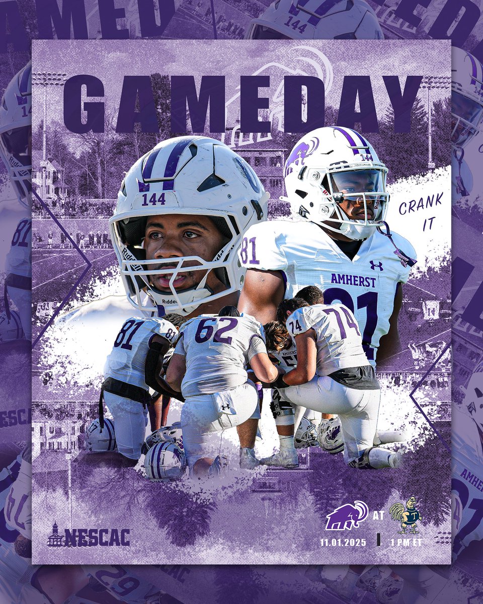 TEAM 144 
GAMEDAY 
WEEK 8
at Trinity College
1 pm
Video: nsnsports.net/colleges/trini…
Stats: bantamsports.com/sidearmstats/f…

#CRANKIT #TEAM144