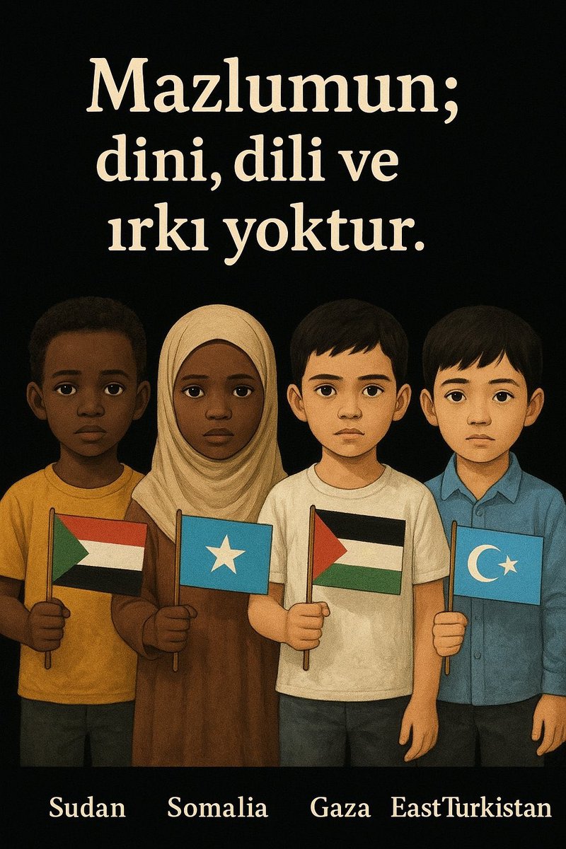 Allah’ım;Hangi coğrafya'ya yanalım! Filistine mi? Doğu Türkistan'a mı? Sudan'a mı? Yoksa kendi halimize mi?..😔
#Sudan#DoğuTürkistan#Gazze