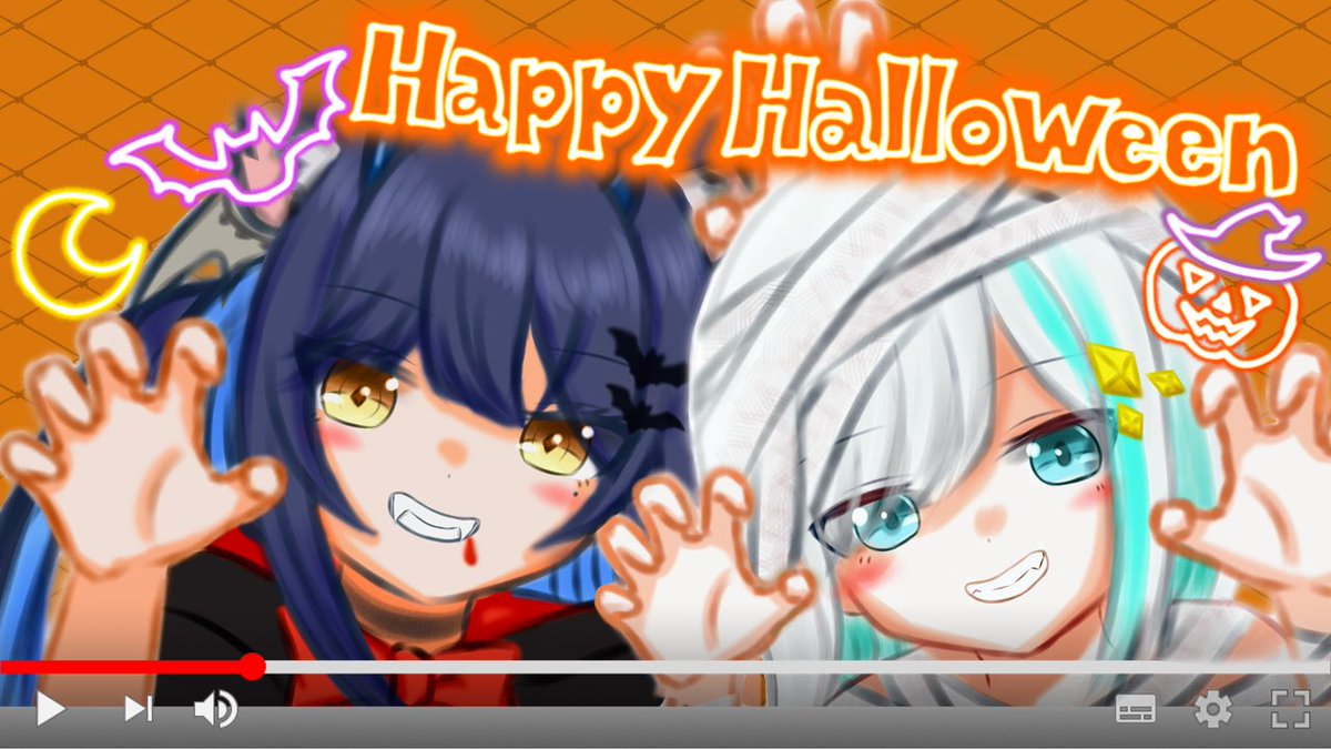 ୨୧ ‥‥∵‥‥∵‥‥∵‥‥∵‥‥∵‥‥∵‥‥ ୨୧

　　　　　📕×🌙🍒
　　　\  𝕋𝕣𝕚𝕔𝕜 𝕒𝕟𝕕 𝕋𝕣𝕖𝕒𝕥  /
　お菓子くれてもイタズラするぞ
　　🩵ｸﾞｼ٩( ᐛ )و٩( ᐖ )۶ｱﾉ💜

୨୧ ‥‥∵‥‥∵‥‥∵‥‥∵‥‥∵‥‥∵‥‥ ୨୧
#マル描いてちょんっ
#よるよるめも