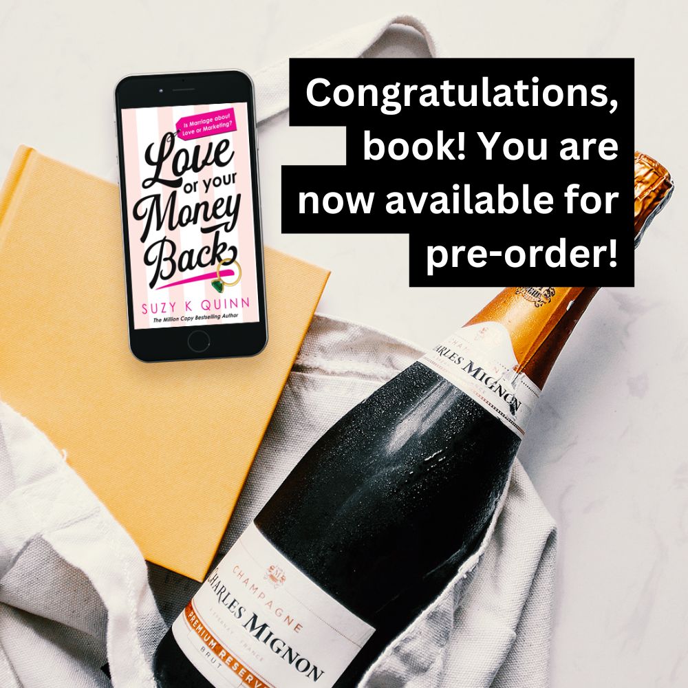 I couldn't be prouder! Well, I could. Like when my kids do stuff, for example. But I AM proud that my new book, Love or Your Money Back is on pre-order. It is a GREAT summer read and you'll love it. The pre-order is 50% off, which is rather nice. zurl.co/1wPwn