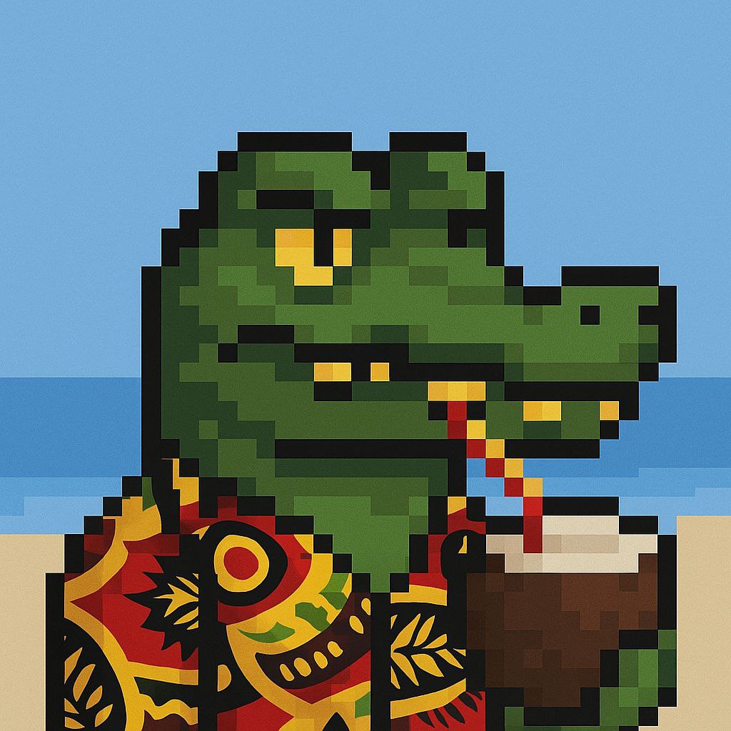 If <a href="/hedera/">Hedera</a> was to have a spirit animal, it would be a Croc 

Cause it is stealthy, has patience and uses precision. 
🌇🌇🌇🌇

Minting on <a href="/KabilaApp/">Kabila</a> on 15th November.