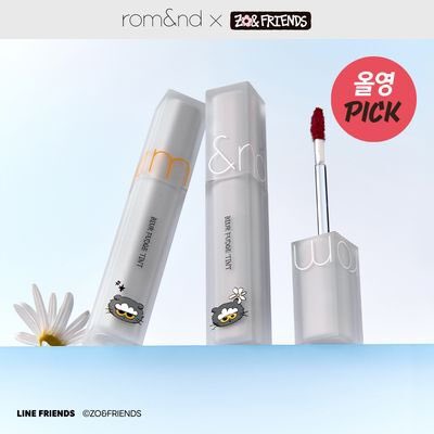 Rom&nd ZO&FRIENDS ZOA 3点 ZO&FRIENDSとrom&ndの夢のコラボ！新しいカラーで魅力を引き出そう