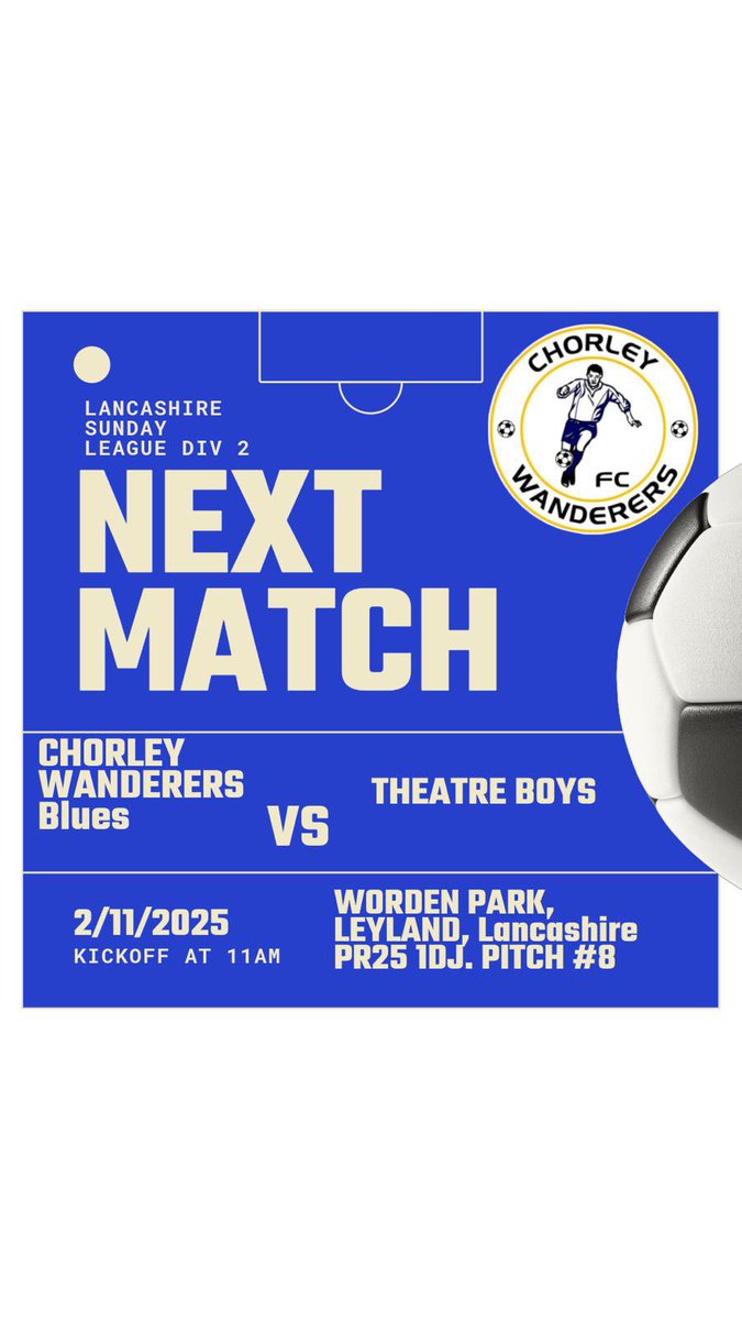 Up next for the Wanderers 👊🏻

#CWFC