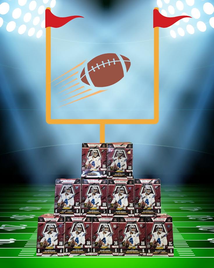 🚨🚨NEW PRODUCT ALERT🚨🚨 Brand new in store 2025 Panini Mosaic Football Blasters!!! Come get yours today!! @paniniamerica