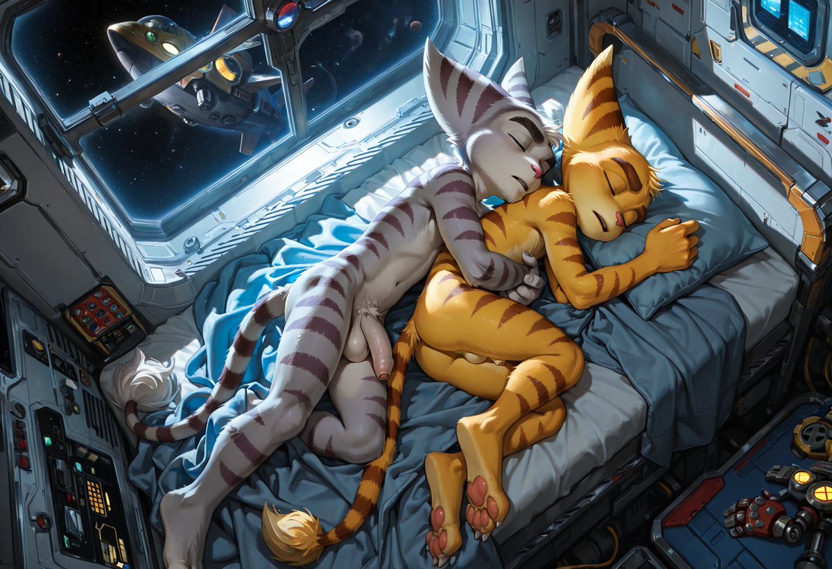 RatorFrad's tweet photo. Ratchet and mystery lombax #1 https://t.co/3f5NuEdban