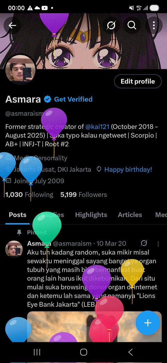 Nyampek juga di usia segini, ga banyak minta selain diberikan kekuatan untuk menjalani hidup dengan versi yang lebih baik.