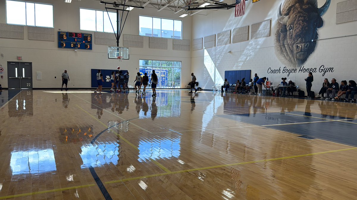 First scrimmage of the year for our Lady Buffs!