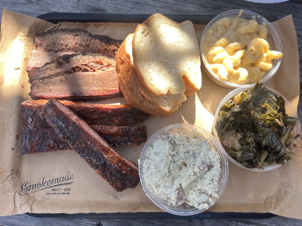 . <a href="/smokemademeats/">Smokemade Meats + Eats</a> is unbelievable. Meats are perfect but the sides are a hidden gem. Collards FTW.