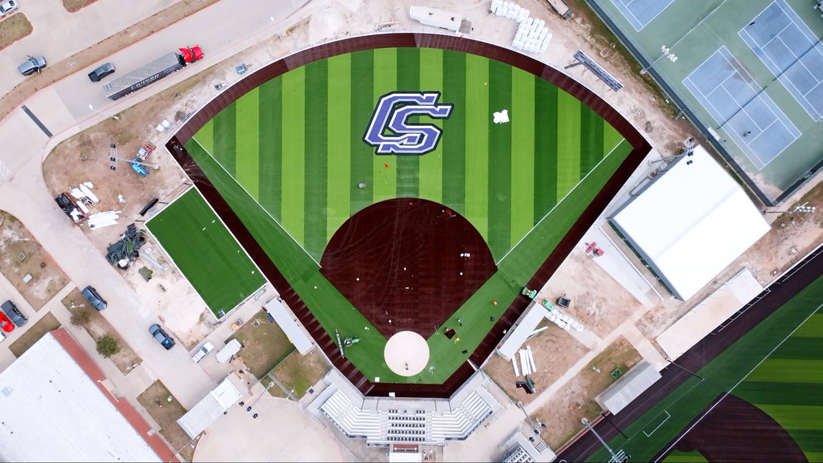 joshsymank's tweet image. Logo day @CSHSSoftball! @CSISD bond funds at work.