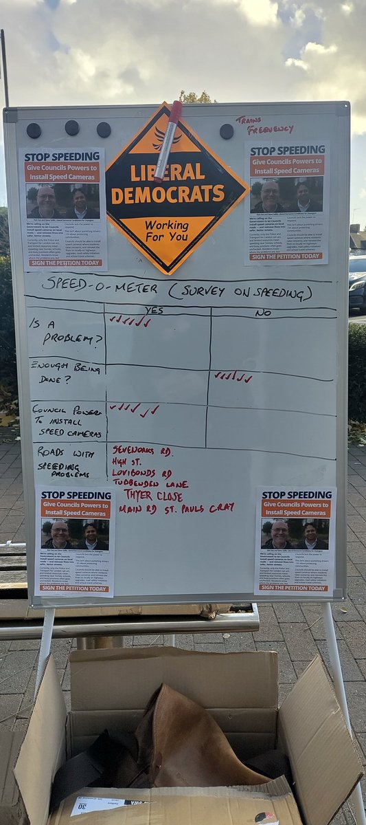 graeme_l_casey's tweet image. A good morning on the stall in the high street with team #OrpingtonLibDems and our fantastic candidates Rick Das and Steve Sollitt. Great community engagement and universal agreement on cars speeding in the area and what could be done. #VoteLibDem