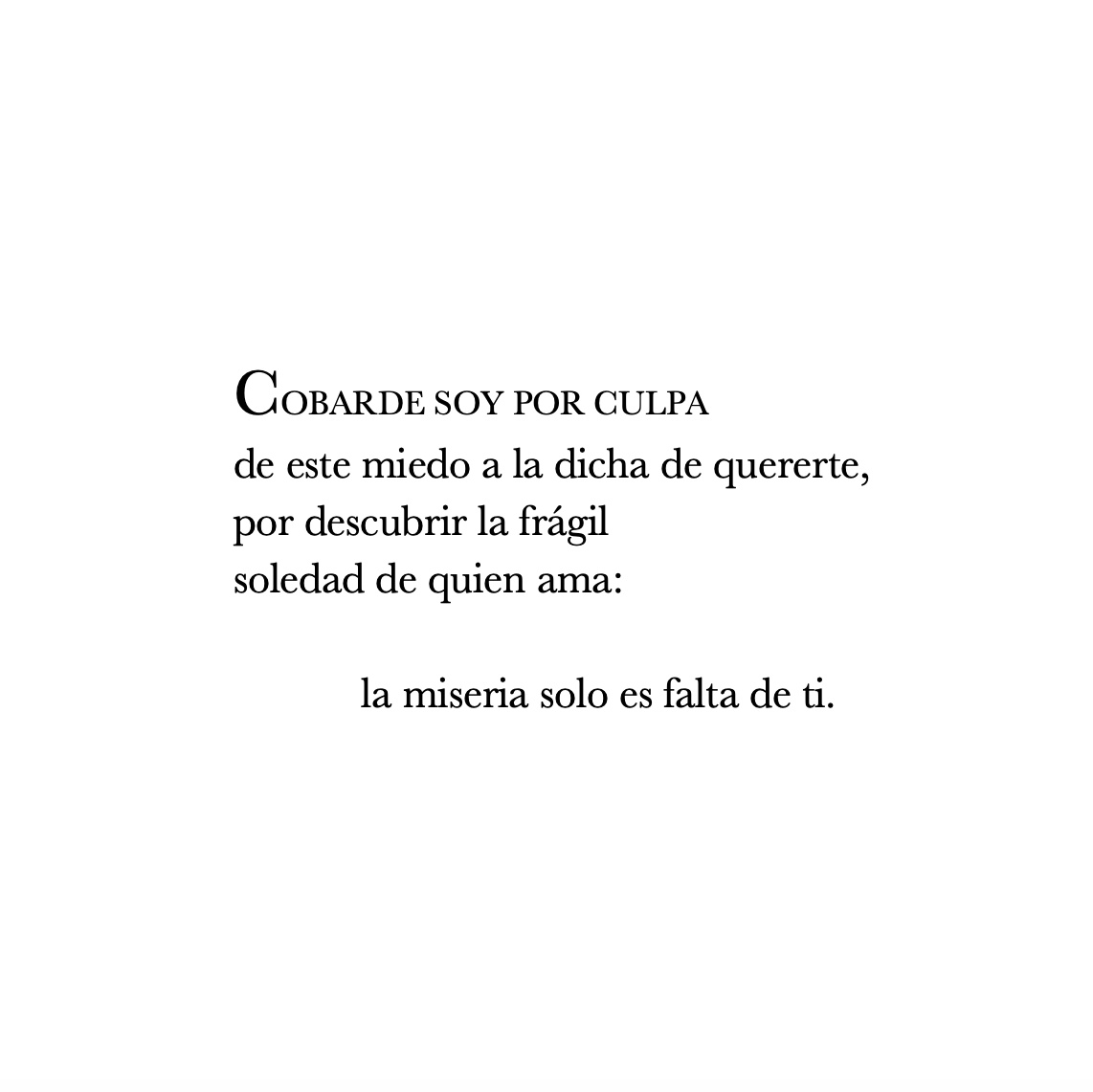 La poesía da nombre a lo que la vida no nombra.