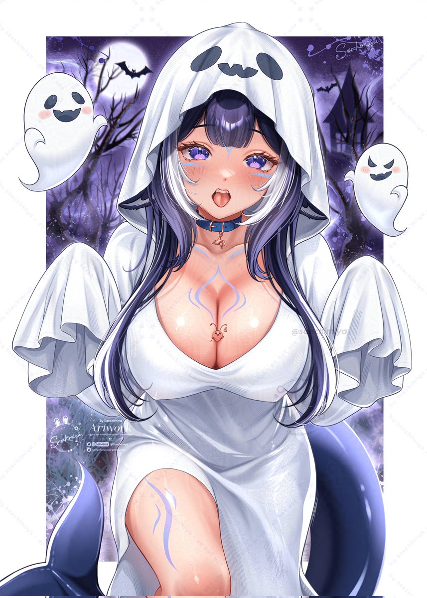 Am I too late for Halloween? 👻💜

#ShylilyArt