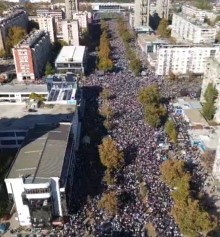 HUNDREDS OF THOUSANDS ON THE STREETS 🇷🇸

One year passed after tragedy in Novi Sad. Still no one is in jail. Student's protests are still ongoing and today in Novi Sad hundreds of thousands citizens came to commemorate the victims of tragedy in which 16 people lost their lives.