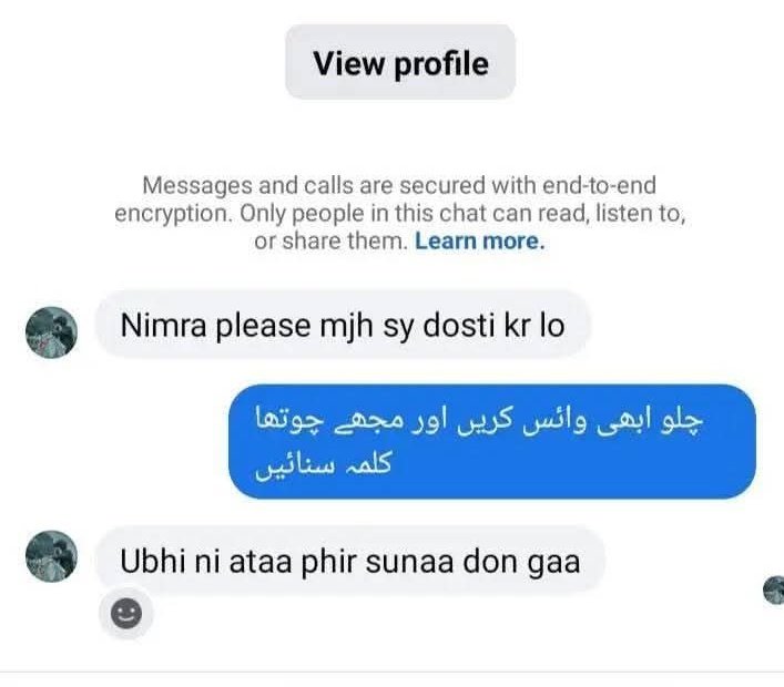 Seerat_Writes's tweet image. Meri dost ka #inbox 🤣
@nimi_mir 😅