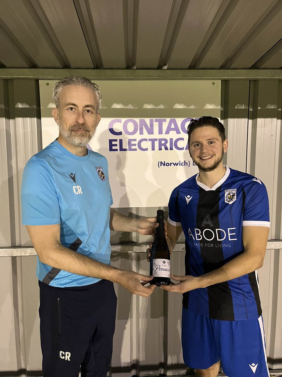 MulbartonFC's tweet image. 🍾 MAN OF THE MATCH 🍾

Today’s award sponsored by Contact Electrical.

 @Smoothsmith42 with today’s award following a dominant performance at right back. All capped with a fine strike just before the half time whistle 

💙🖤