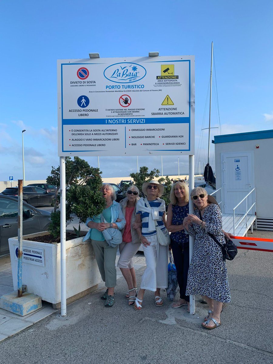 StAustellU3A's tweet image. Day four for our members who have travelled to Puglia, and today a trip into the local town of Torre Canne. #u3a_uk #learnlaughlive #U3A #puglia #italy #holiday #RetirementLiving #retirement #travel