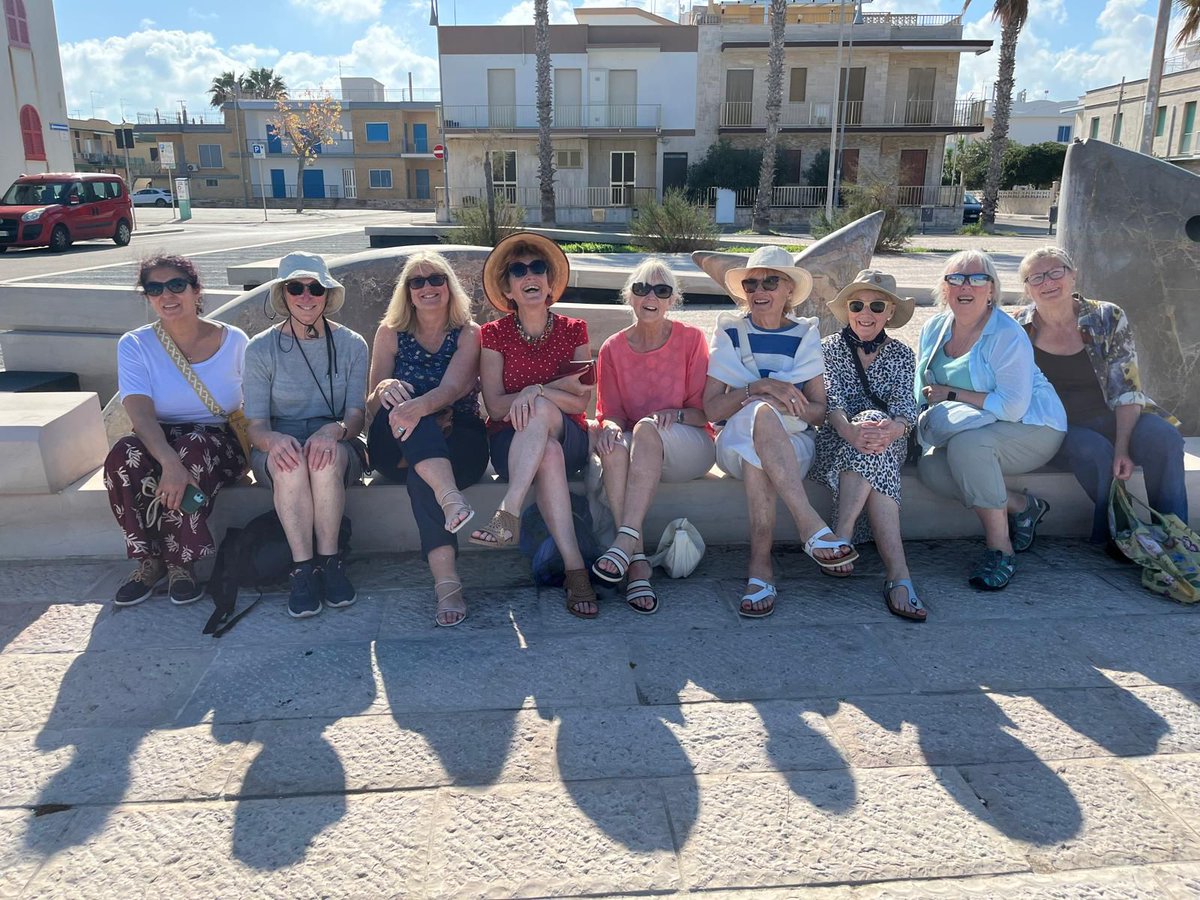 StAustellU3A's tweet image. Day four for our members who have travelled to Puglia, and today a trip into the local town of Torre Canne. #u3a_uk #learnlaughlive #U3A #puglia #italy #holiday #RetirementLiving #retirement #travel