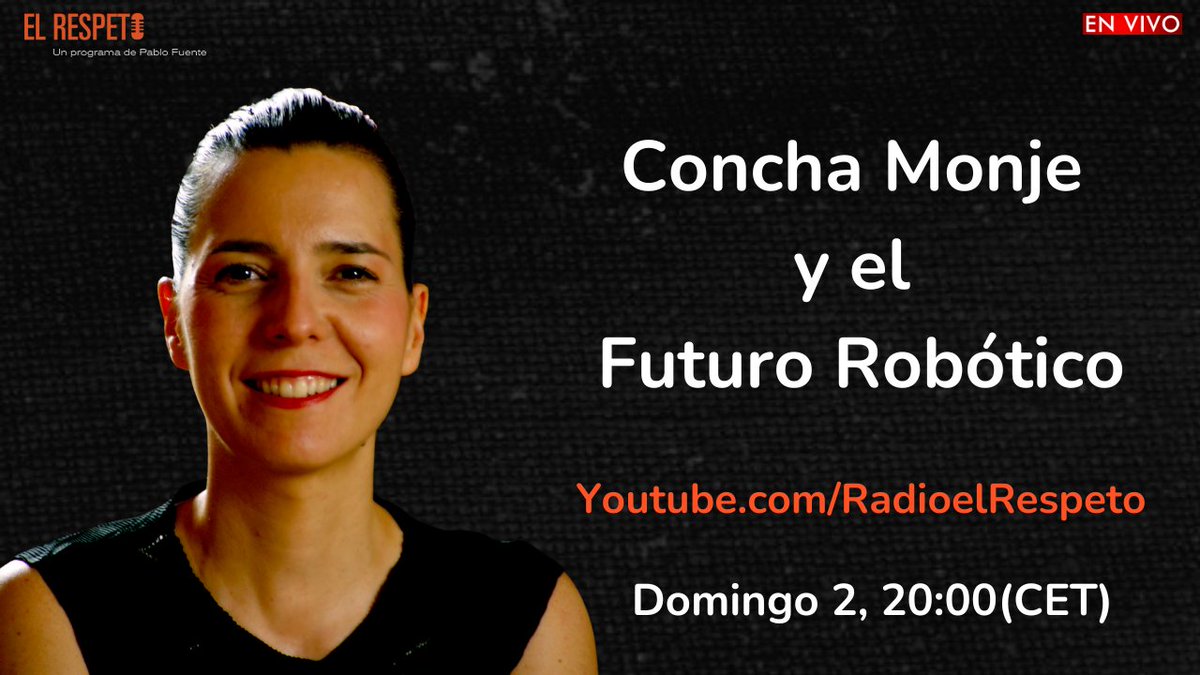 ¿Qué robots os gustaría que NO llegasen a existir nunca?
No se pierdan el programa de mañana con la Dra. Concha Monje <a href="/mecanohumano/">Concha Monje</a>
youtube.com/live/EBJmyN4px…