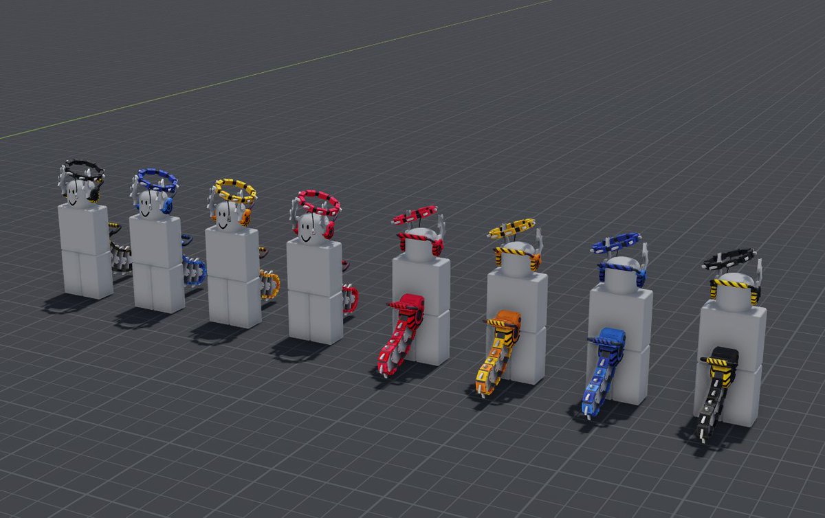 4it3dm1's tweet image. Happy Halloween!!!!
Halloween UGCs ahhh

Concepts by @LeeW011 &amp;amp; @miraclecyan 

Fishbone Potion Set and Chainsaw Headphone &amp;amp; Halo by @LeeW011 

Link : roblox.com/communities/35…

#ROBLOX #RobloxUGC #robloxart #RobloxDev #Halloween