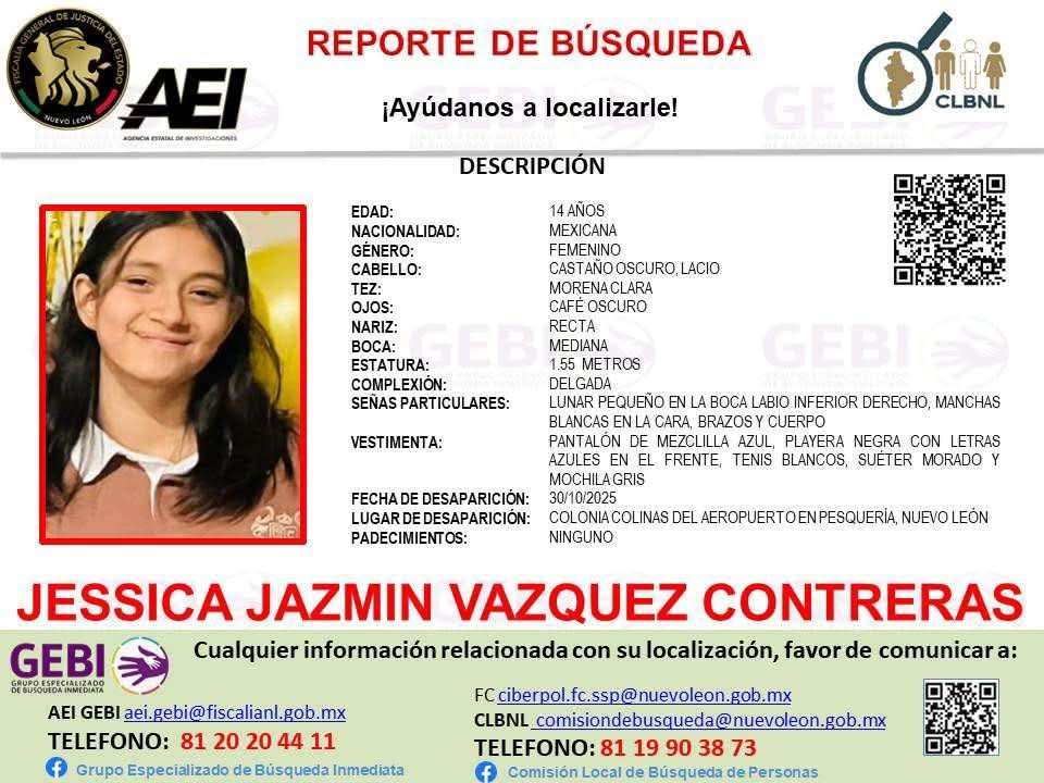¡Ayudame a compartir! 🙏 
<a href="/JudithMedrano/">Judith Medrano</a> <a href="/nuevoleon/">El Gobierno de Nuevo León</a> <a href="/nelvaldez/">Nelson Valdez</a> <a href="/rayelizalder/">Ray Elizalde</a> <a href="/FiscaliaNL/">Fiscalía Nuevo León</a> <a href="/LoQuePasaEnNL/">@QuePasaEnNL ®️</a> <a href="/Apodaca_News/">APODACA NEWS</a> <a href="/info7mty/">INFO7MTY</a> <a href="/telediariomty/">@telediariomty</a> <a href="/samuel_garcias/">Samuel García</a> <a href="/PatoZambranoR/">Patricio Zambrano R</a> <a href="/DIFNuevoLeon/">DIFNuevoLeónOficial</a>
<a href="/ElHorizontemx/">El Horizonte</a> <a href="/elnorte/">EL NORTE</a> <a href="/Contraportada_r/">ᴄᴏɴᴛʀᴀᴩᴏʀᴛᴀᴅᴀ</a>