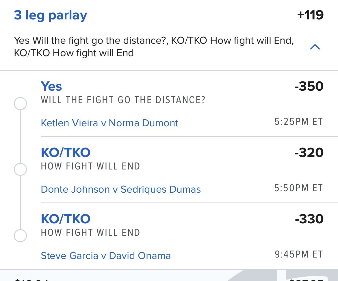 GGippe's tweet image. UFC Fight night couple plays I like 
Also like Delija on the moneyline