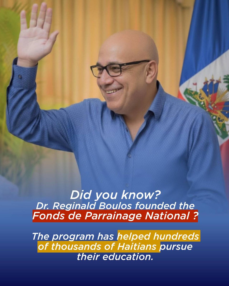 Haiti247's tweet photo. In Haiti, one of the greatest challenges has been education. We applaud efforts like those of Dr. Boulos, who has provided scholarships and thousands of forms of support 🧑🏽‍🎓. (1/2)
#haitilife #haitian #haitilove https://t.co/OVuA08B1zy