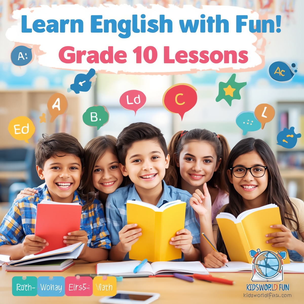 kidsworldfun's tweet image. 🌟 Master English Like a Pro! 🌟
Get ready to boost your grammar, vocabulary, and writing skills with our Grade 10 English Lessons 
👉 Explore now: kidsworldfun.com/learn-english/…
#LearnEnglish #EnglishForStudents #Grade10 #EnglishLessons #KidsWorldFun #OnlineLearning