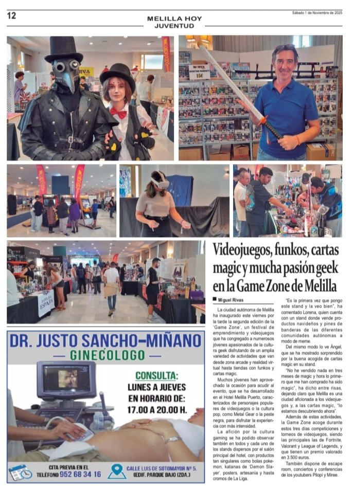 Rivers_Mikel's tweet image. 🎮 🕹 Sí, Melilla es una ciudad gamer. Y la prueba está en el éxito de su segunda Game Zone en el Hotel Melilla Puerto que, como era de esperar, atrajo a numeroso jóvenes amantes de los videojuegos, funkos, cartas magic y de la cultura geek.
