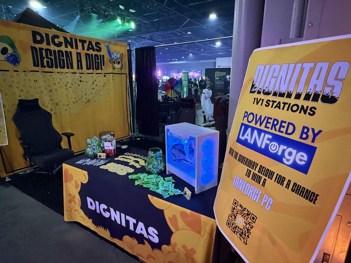This weekend is a huge milestone for <a href="/LANForge/">LANForge</a>, showing up, in person, at Dreamhack Atlanta with the <a href="/dignitas/">Dignitas</a> booth. Thank you to the entire DIG team, and in specific, <a href="/50taruns/">DIG Fifty</a> and <a href="/clements_jake/">Jake Clements</a> - More to come :)