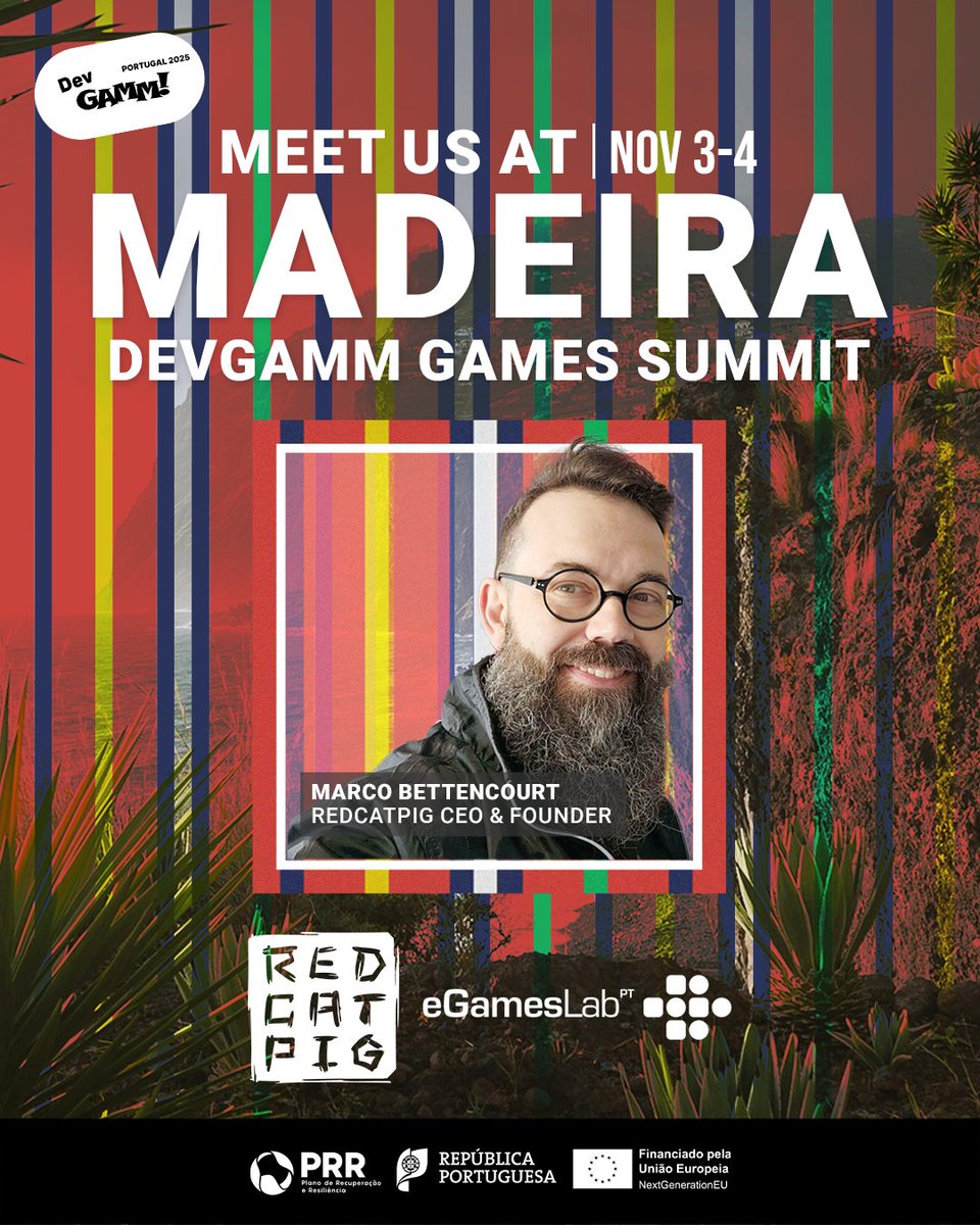 It’s been a while since Marco went solo to a gamedev event.

Maybe it’s because this one does feel like an adventurous vacation. Not our words, but from the DevGAMM Madeira Games Summit organizers.

If you’re attending DevGAMM Madeira, let’s connect — DM <a href="/MarcoBettencou1/">Marco Bettencourt</a>