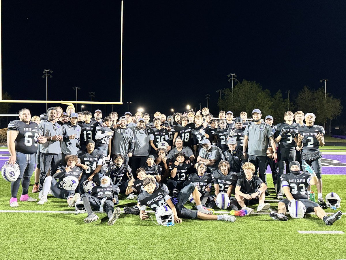 northcanyonfb's tweet photo. RATTLERS WIN!!! Thank you to our Seniors! Best record in last 10 years. Future is bright at NC Football https://t.co/9FOWUwHJn9