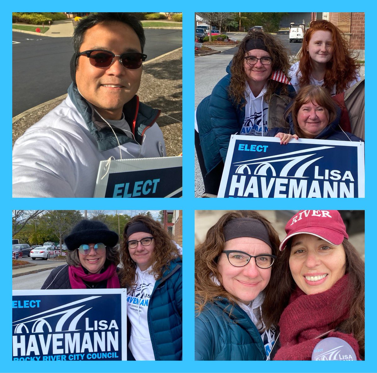 HavemannLisa's tweet photo. Traditionally, candidates and volunteers hold candidate signs at the #Rr polling locations. If you have a little time to spare on #ElectionDay, please consider signing up for a sign-holding shift. If you already did, thank you!

https://t.co/SD1kWxYECe https://t.co/DnwXJws9Ly