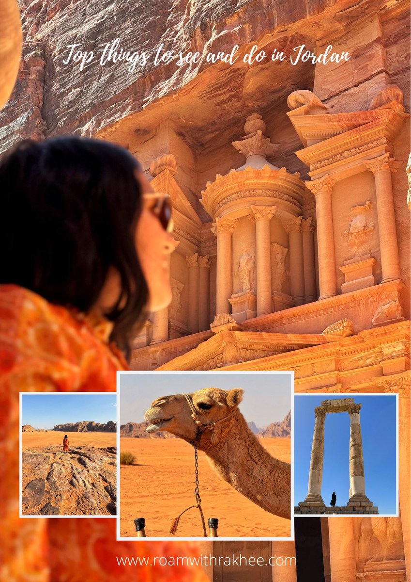 Golden deserts stretching endlessly under the sun, rose-red canyons carved by ancient civilisations, and cities where history whispers through stone walls - here are the top things to see and do in Jordan 🇯🇴 

roamwithrakhee.com/top-things-to-…

#visitjordan #petra #wadirum #deadsea #amman