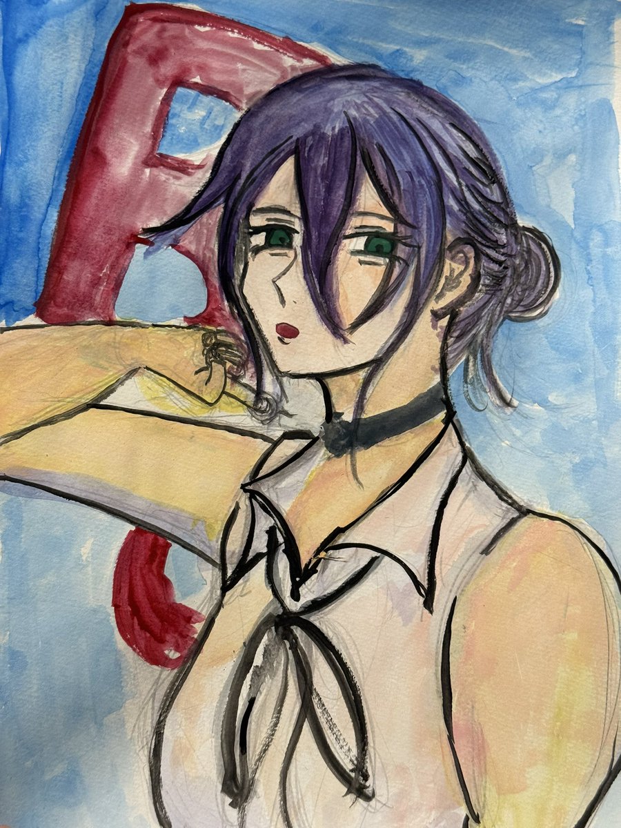 手の書き方忘れてる上に水彩相変わらずむずくて草
やはり下書きが全て