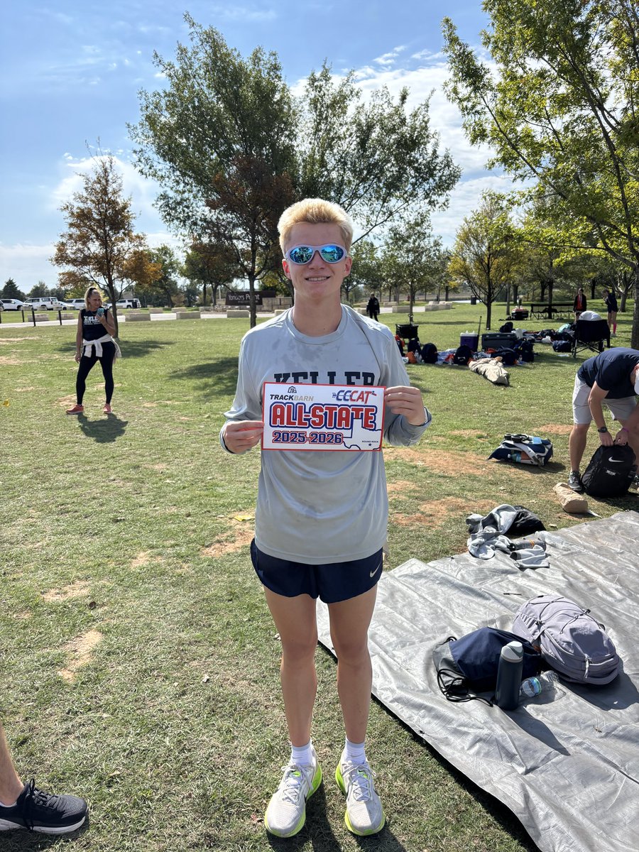 KHSSpeed's tweet photo. Congrats to Keller XC on an incredible showing at State!
Girls-8th Place
Boys-4th Place

Special shoutout to Boston Bowcutt (9th) and AJ Abeyta (25th) for earning ALL-STATE CCCAT honors!

Both teams raced hard, competed with heart, and represented Keller with pride. What a season https://t.co/1H2B5euLNo
