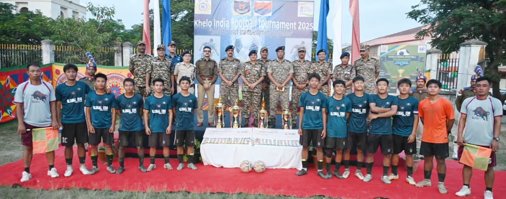 Opening ceremony of Football tournament in public ground Ccpur of 16  various teams under Khelo India conducted today.