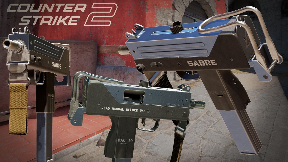 Hi there, I have created a new skin for <a href="/CounterStrike/">CS2</a> 
MAC-10 | Sabre:
steamcommunity.com/sharedfiles/fi…